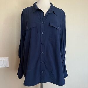 Women's Navy Blue Blouse
